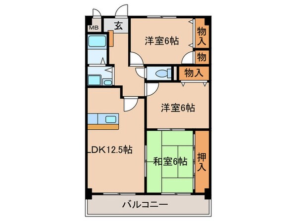 パークドエルの物件間取画像